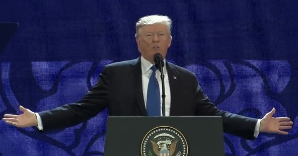 Trump delivers ‘America First’ speech at APEC