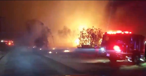 Southern California fire is ‘out of control,’ forcing thousands to evacuate