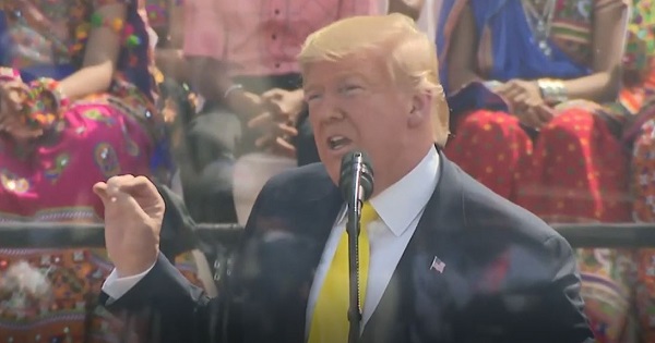 Namaste Trump: Trump rallies massive crowd in in India