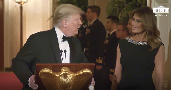 Trump & First Lady attend Governors’ Ball and Trump addresses National Governors Association