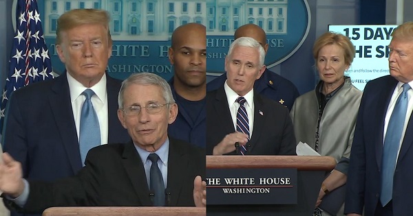 Trump & team held a press briefing & talked to reporters about coronavirus guidelines 3/16/2020