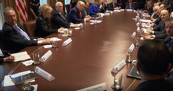 Trump met with pharmaceutical executives on virus vaccines & therapies — very informative!