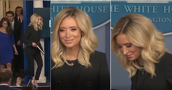 Press Secretary Kayleigh McEnany holds her first White House briefing