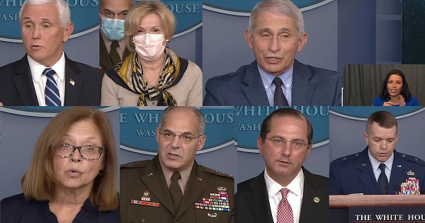 White House Coronavirus Task Force Press Briefing （1st time after election) 11/19/2020