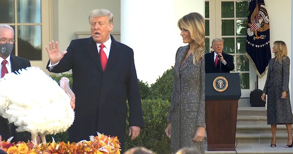 Trump & the First Lady Present the National Thanksgiving Turkey