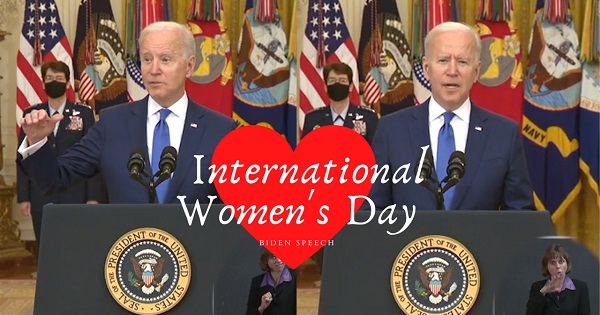 Biden Delivers Remarks on International Women’s Day