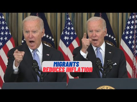 Spending spree reduces inflation & zero cost, paying migrants Biden yells, Biden press brief 11/6/21