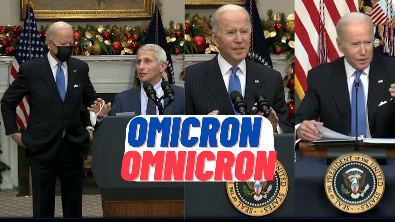 Biden & Fauci: Omicron Variant As “Omnicron”, Mask Indoors