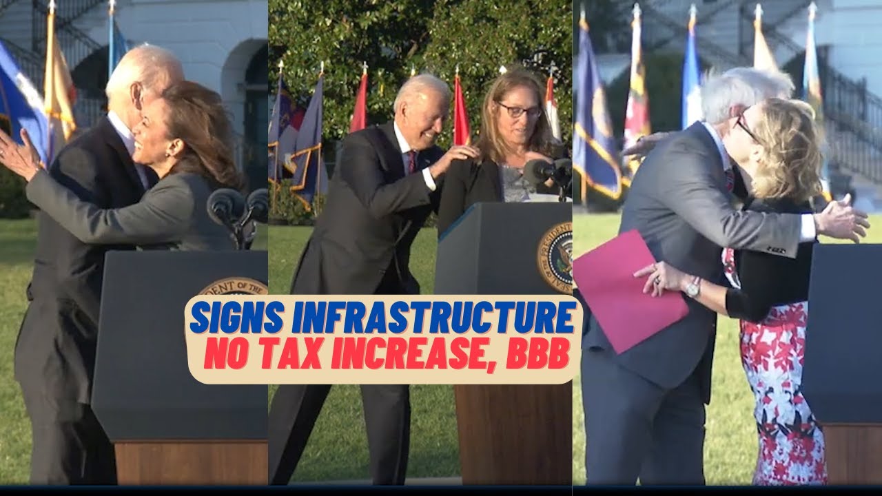 Biden signs Infrastructure Bill, no tax increase, touts Build Back Better 11/15/2021