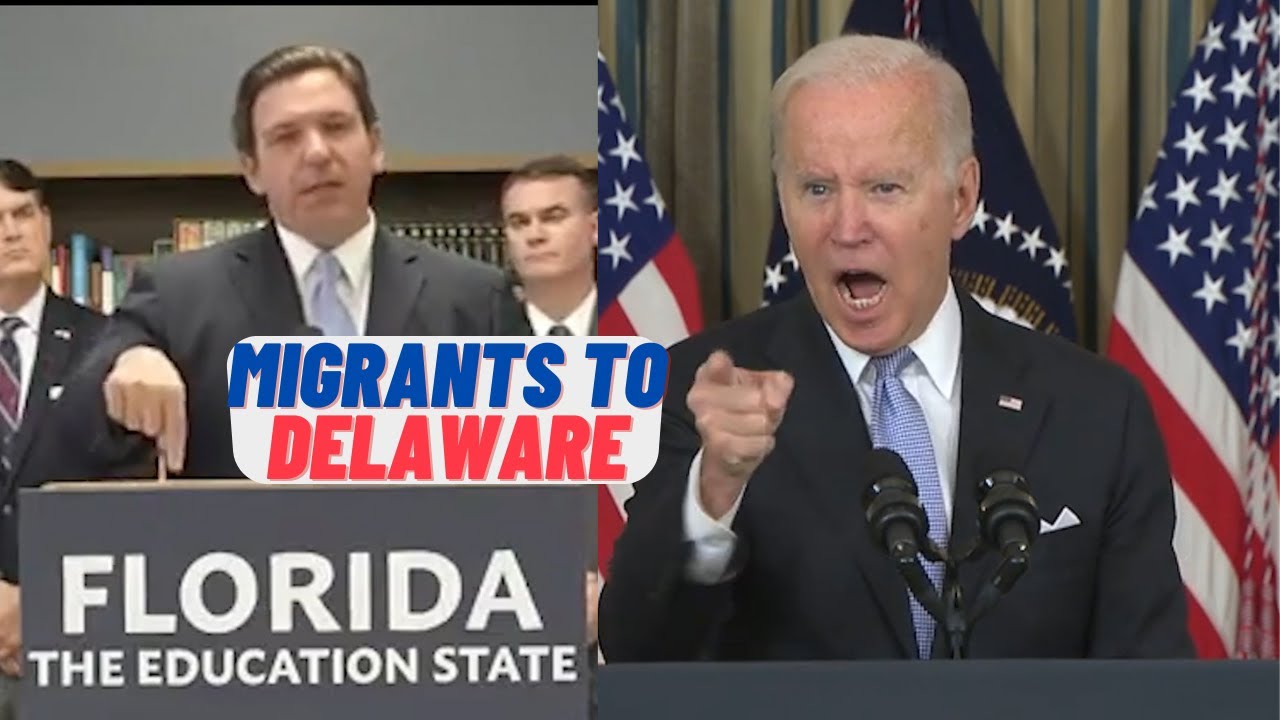 Ron DeSantis says he will send migrants to Delaware 11/10/2021