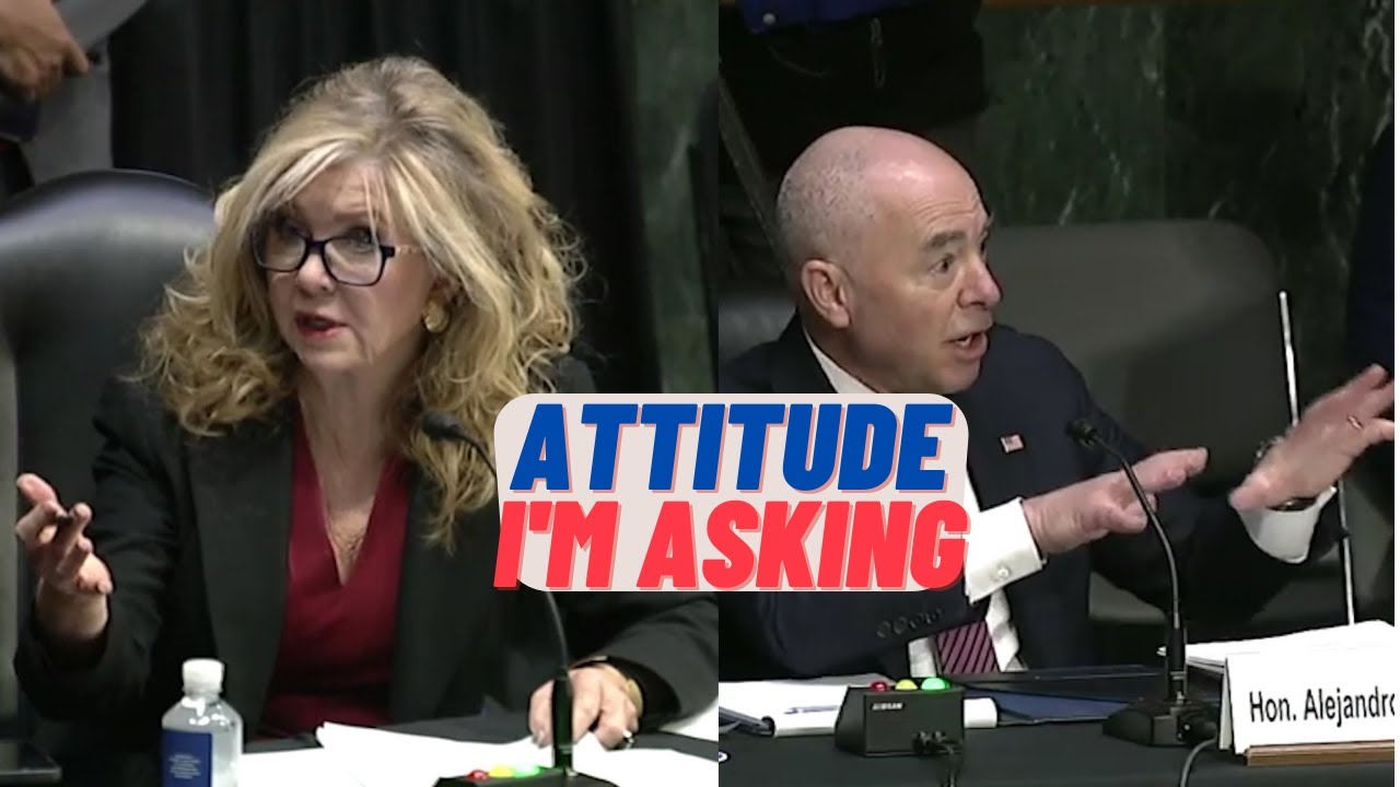 Your attitude, your inaccuracies, obviously you don’t know, heated exchange Blackburn & Mayorkas