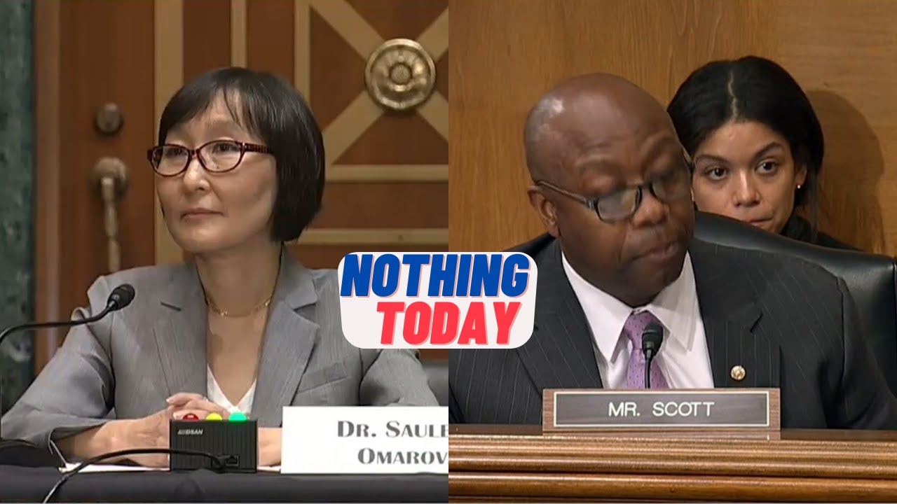 Nothing You Can Say Today, Sen. Tim Scott Questions OCC Nominee Omarova