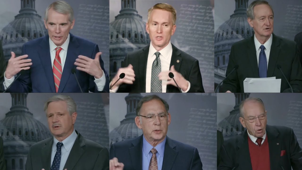 Reckless Tax-and-Spend Bill, Tricks & Gimmicks, No Republican Input, 6 GOP senators press conference