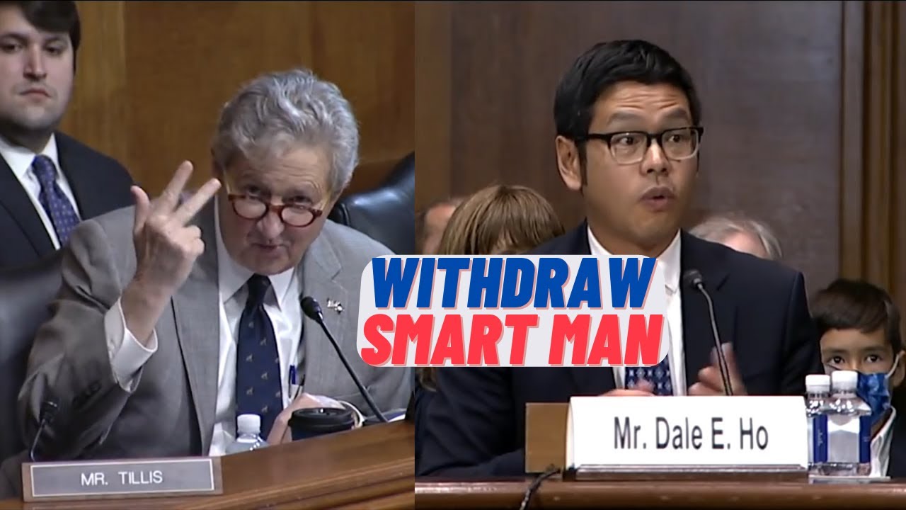 Did you mean it? will you withdraw? you’re a smart man, angry man. Kennedy questions nominee Dale Ho