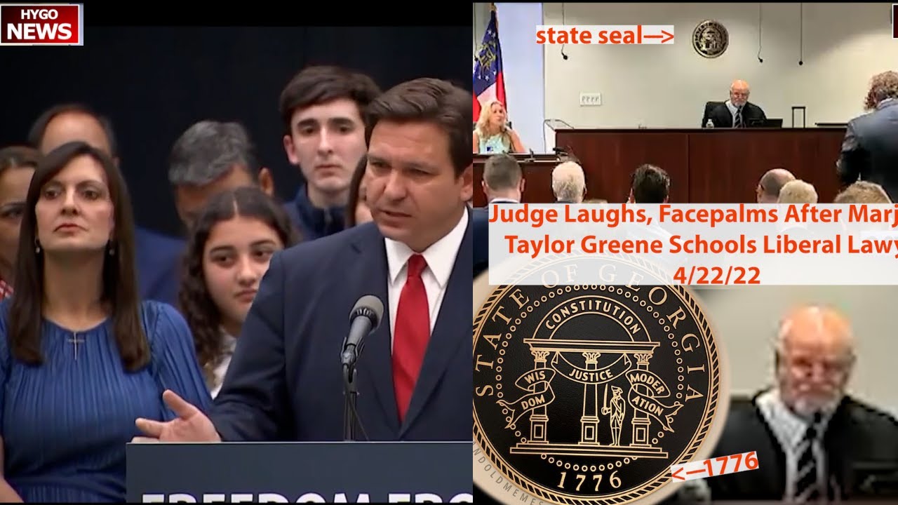 Florida Gov signed bill nixing Disney tax deal, Judge laughs, facepalms after Greene pointing 1776