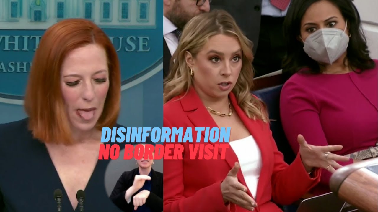 Psaki defends expert disinformation, dismisses recession. Economy encouraging, no plan visit border