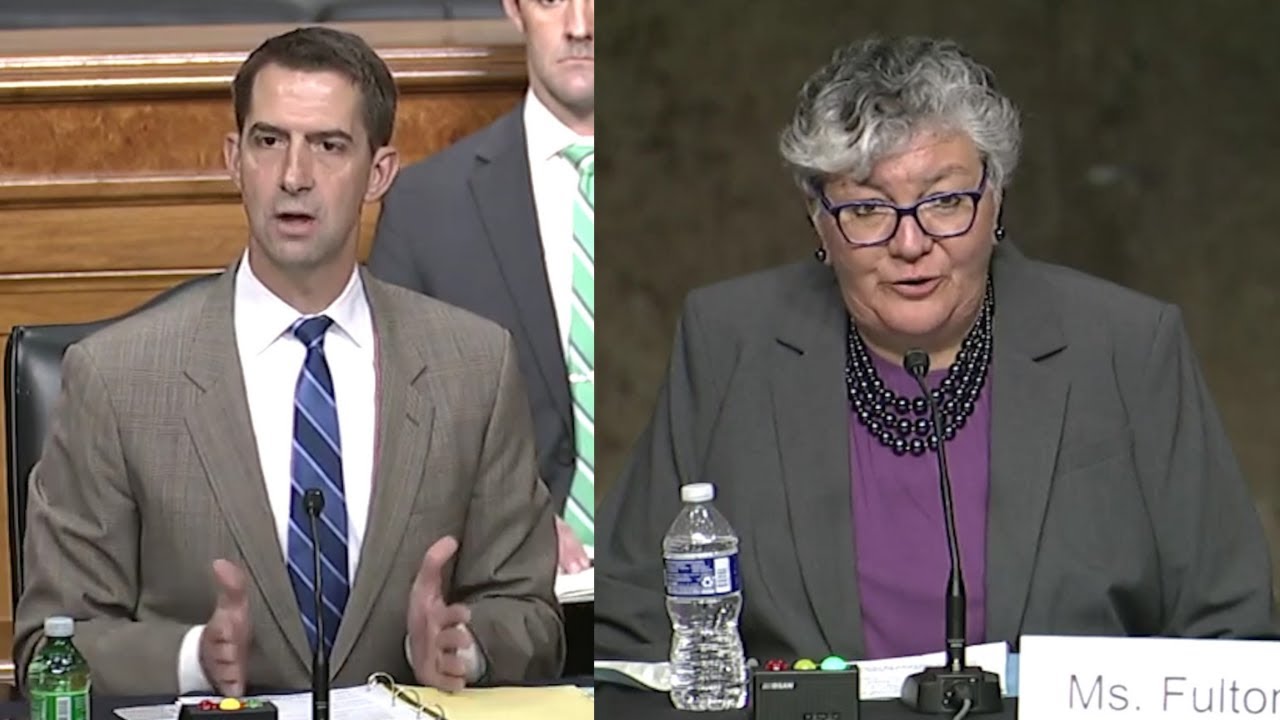 “Vast majority of white evangelical leaders”, Sen. Cotton Questions Biden’s Nominee, 10/7/2021