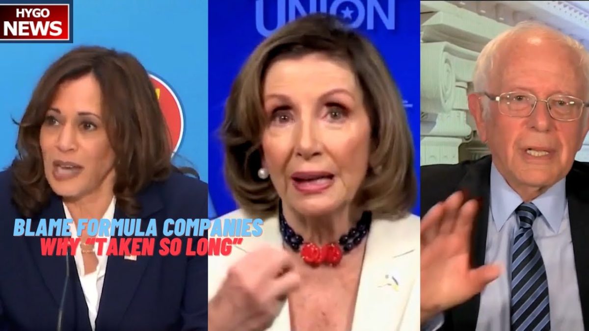 Pelosi blaming baby formula companies. Harris says “Work Together” 5 times. CBS Why Taken So Long