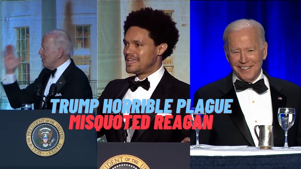 Actually funny Biden called Trump “horrible plague”, roasted Republicans misquoted Reagan “Mr Gorbac