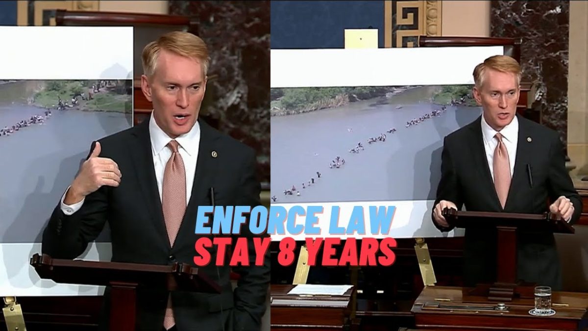 Lankford: not asking something crazy, just asking for law to be enforced. Stay in US 8 years until