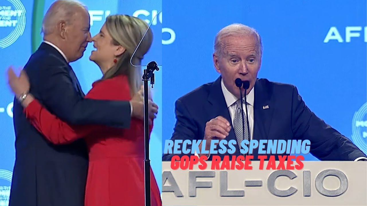 Biden not wanna hear About Reckless Spending, he says GOPs want to raise taxes, blames ultra MAGA