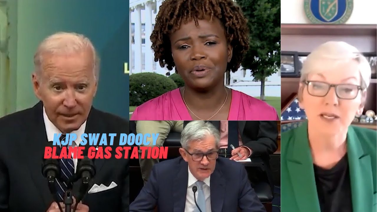 Jean-Pierre laughs Behar’s Peter Doocy question. Biden blames gas station owners, Powell “Transitory