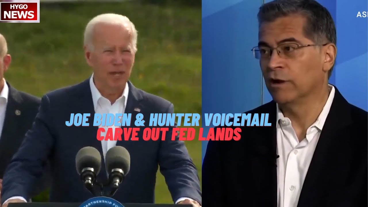 Joe Biden To Hunter Voicemail Chinese Business. Carve out Fed lands, tax dollars for transportation.