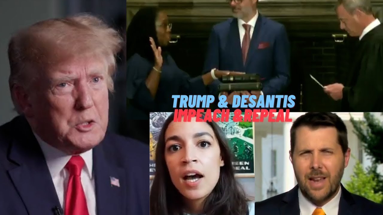Trump on DeSantis Running Mate. AOC eliminate filibuster, impeach Justices & repeal Hyde Amendment.