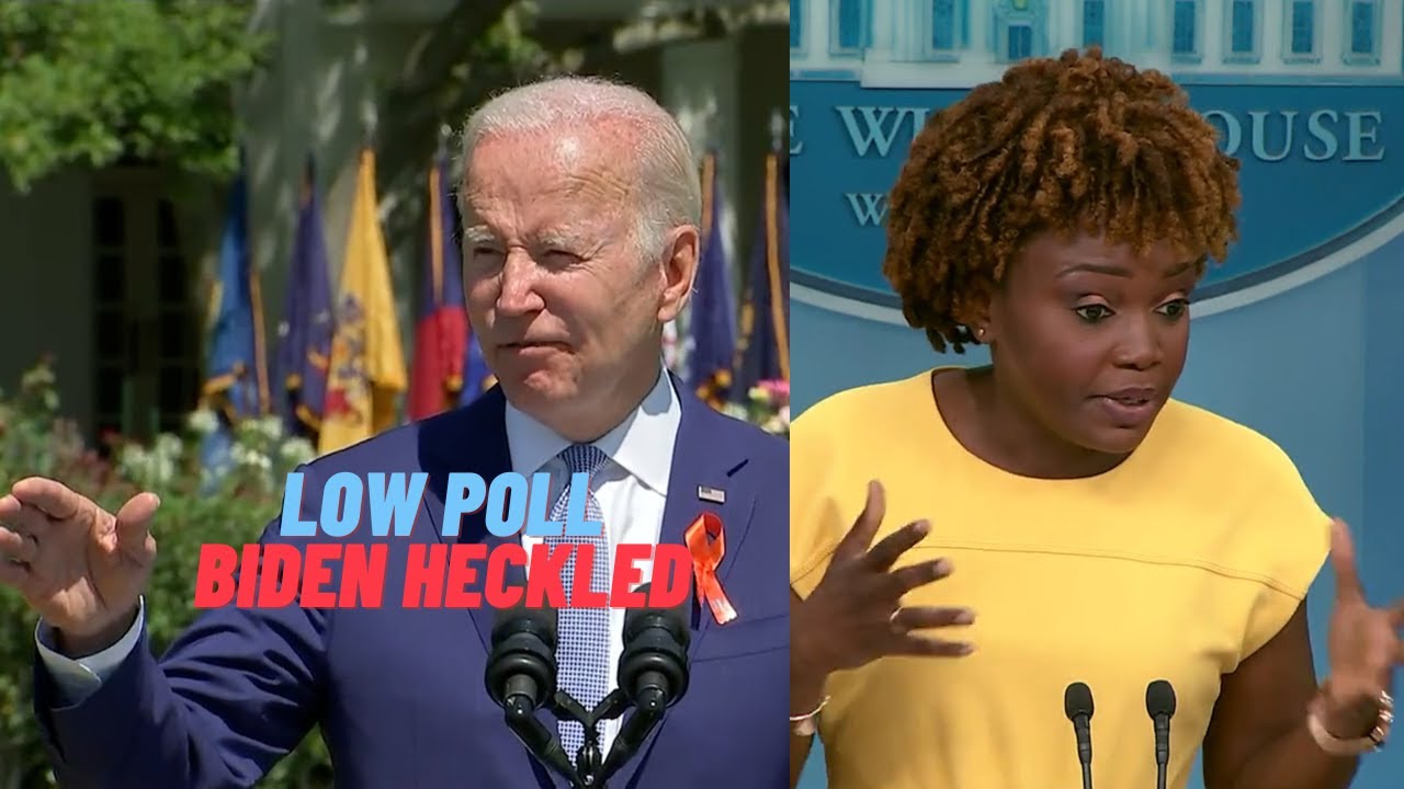 Biden heckled by advocate. WH claimed NYT poll 92% support Biden, even MSNBC reports on abysmal