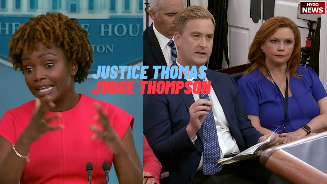 Justice Thomas= Judge Thompson #JudgeThompson; WH talk about something that matters? Biden fist bump