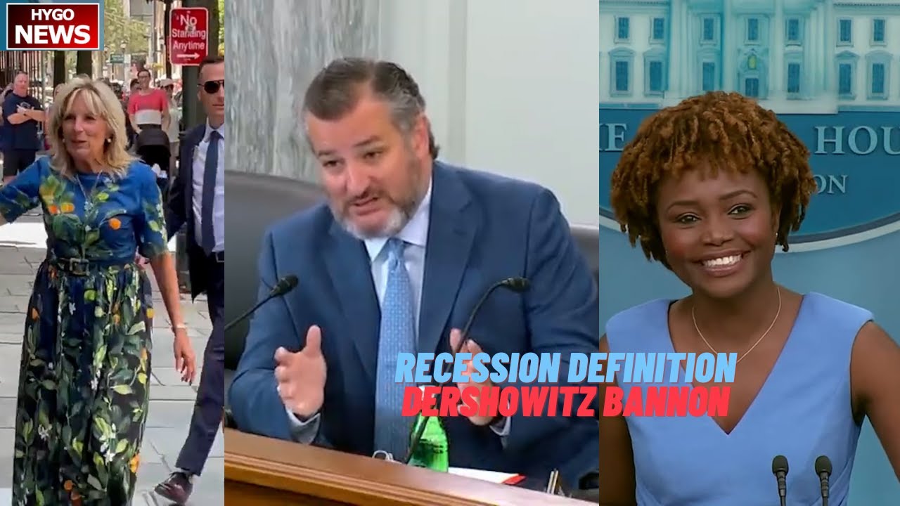 Is WH trying to change common recession definition? Cruz questioned science nominee; Dershowitz