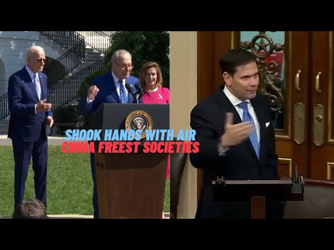 Biden shook hands with air; Pelosi China is one of the freest societies in the world; Rubio on the