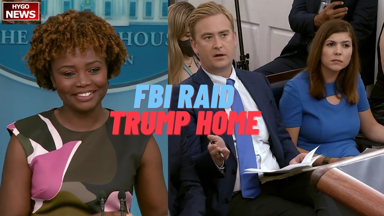 All reporters asked WH, political firestorm on FBI Trump’s home raid; Biden was not briefed, refused