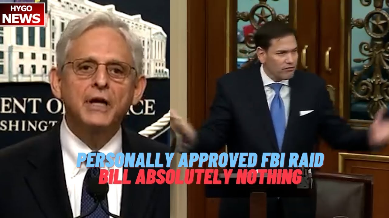 Garland personally approved decision to seek search warrant. Rubio: the bill does absolutely nothing