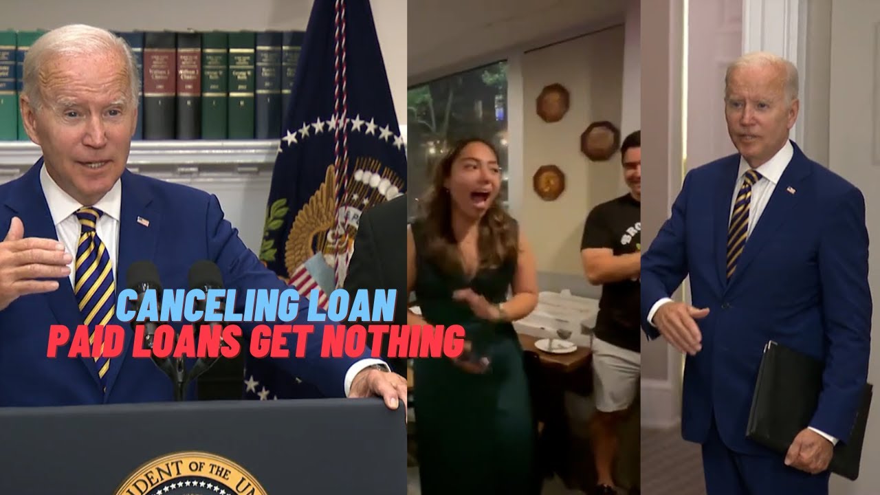 Biden: cancel massive Student Loan no meaningful effect on inflation, those who paid get NOTHING