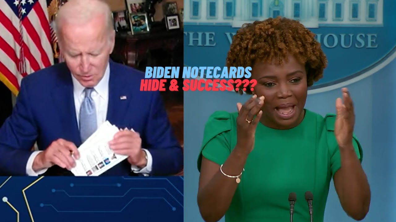 Biden clings to his Notecards. Most successful week isolating in White House. Inflation Reduction?