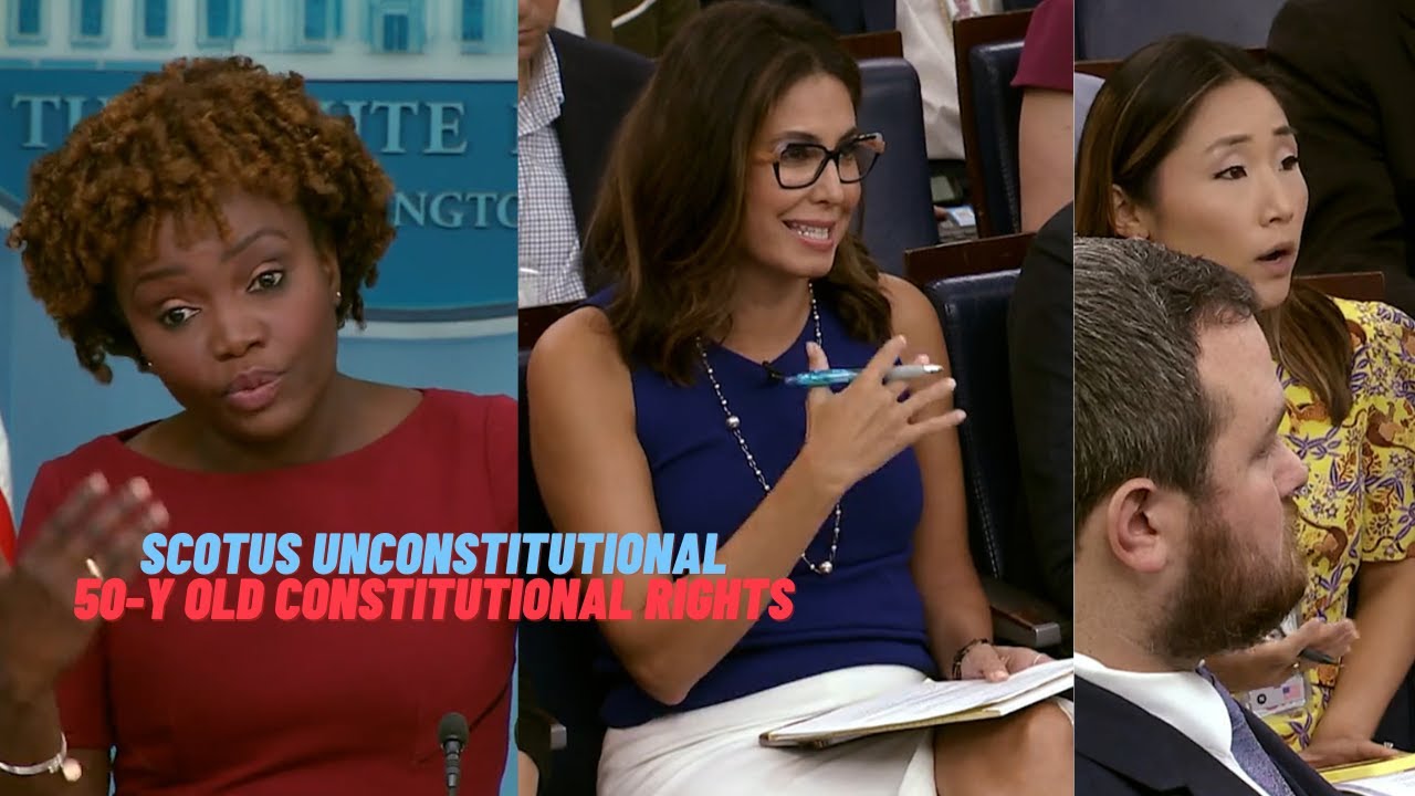 WH: “unconstitutional” for SCOTUS to overturn Roe, take away 50 years old constitutional right; Hyde