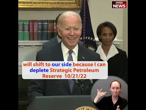 Biden: Polls will shift to our side because I can deplete Strategic Petroleum Reserve before midterm