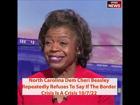 Democrat Cheri Beasley Beasley repeatedly REFUSES to say if the border crisis is, in fact, a crisis