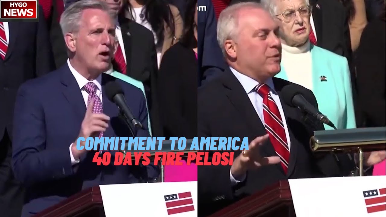 McCarthy & Scalise on on Commitment to America: fire Pelosi, comprehensive plan after two years of