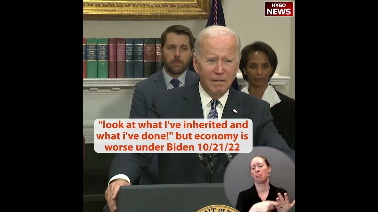 Biden: “Look at what I’ve inherited and what I’ve done!” but the economy is worse under Biden