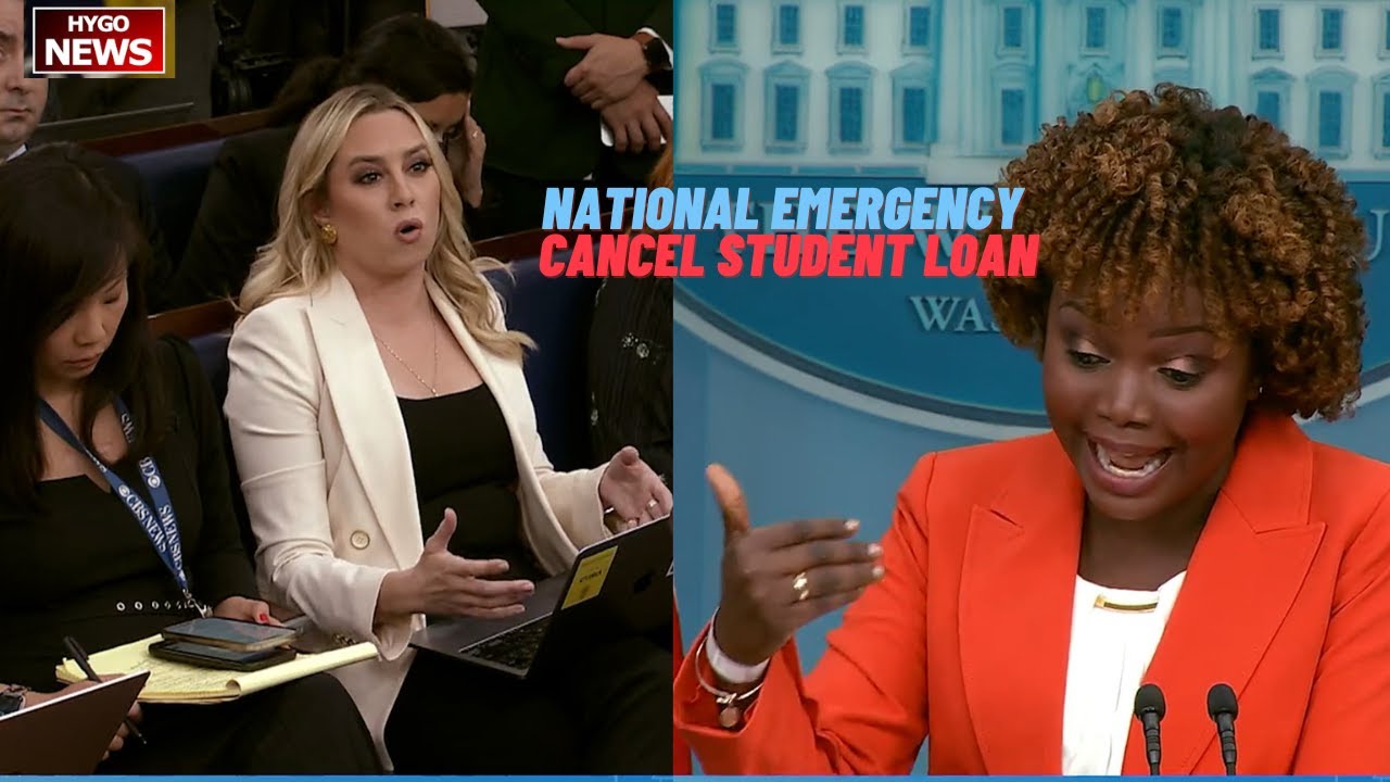 Q: goal to use National Emergency to cancel student loan? WH: GOPs don’t want give breathing room