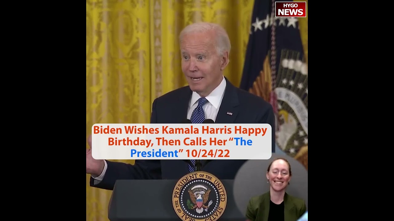 Biden Called VP Kamala Harris “The President”