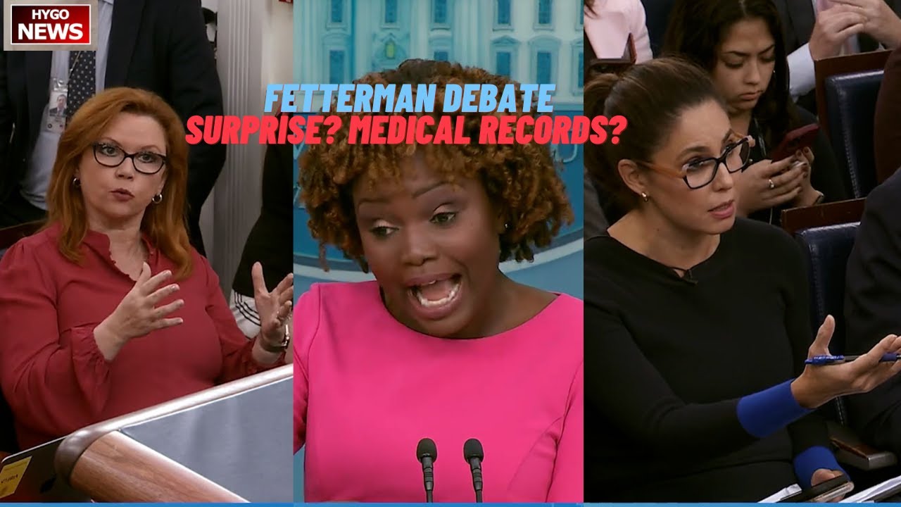 Q: “Surprised” by Fetterman Debate? A: a busy day; Biden believes Fetterman release medical records?