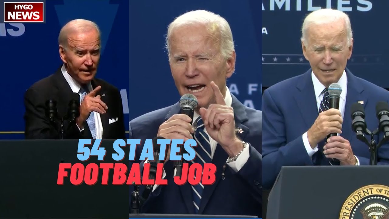 Biden gave up a football job, campaigned in 54 states, this is not hyperbole