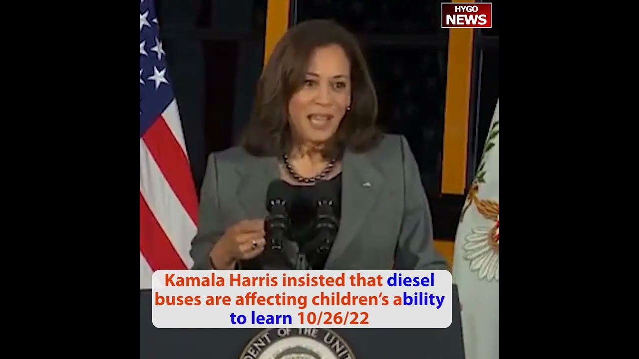 VP Kamala Harris: diesel buses are affecting children’s ability to learn