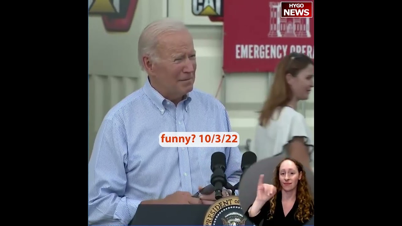 Biden: I don’t want the headline to read “Biden Brings Storm to Puerto Rico.” #shorts