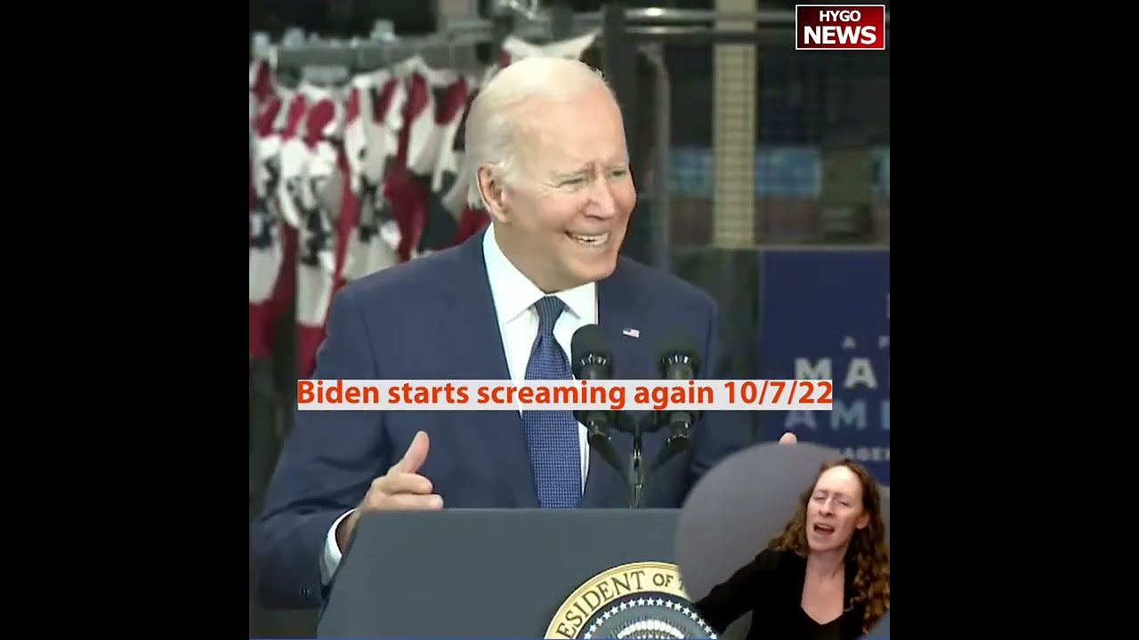 Biden starts sudden screaming again #shorts