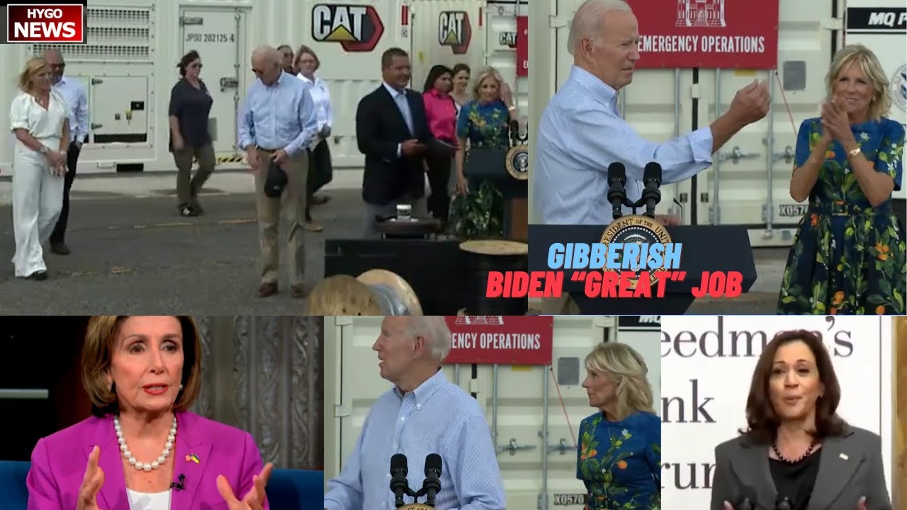 Biden gibberish & struggled to read teleprompter fast in Puerto Rico; Pelosi: Biden a “great” job