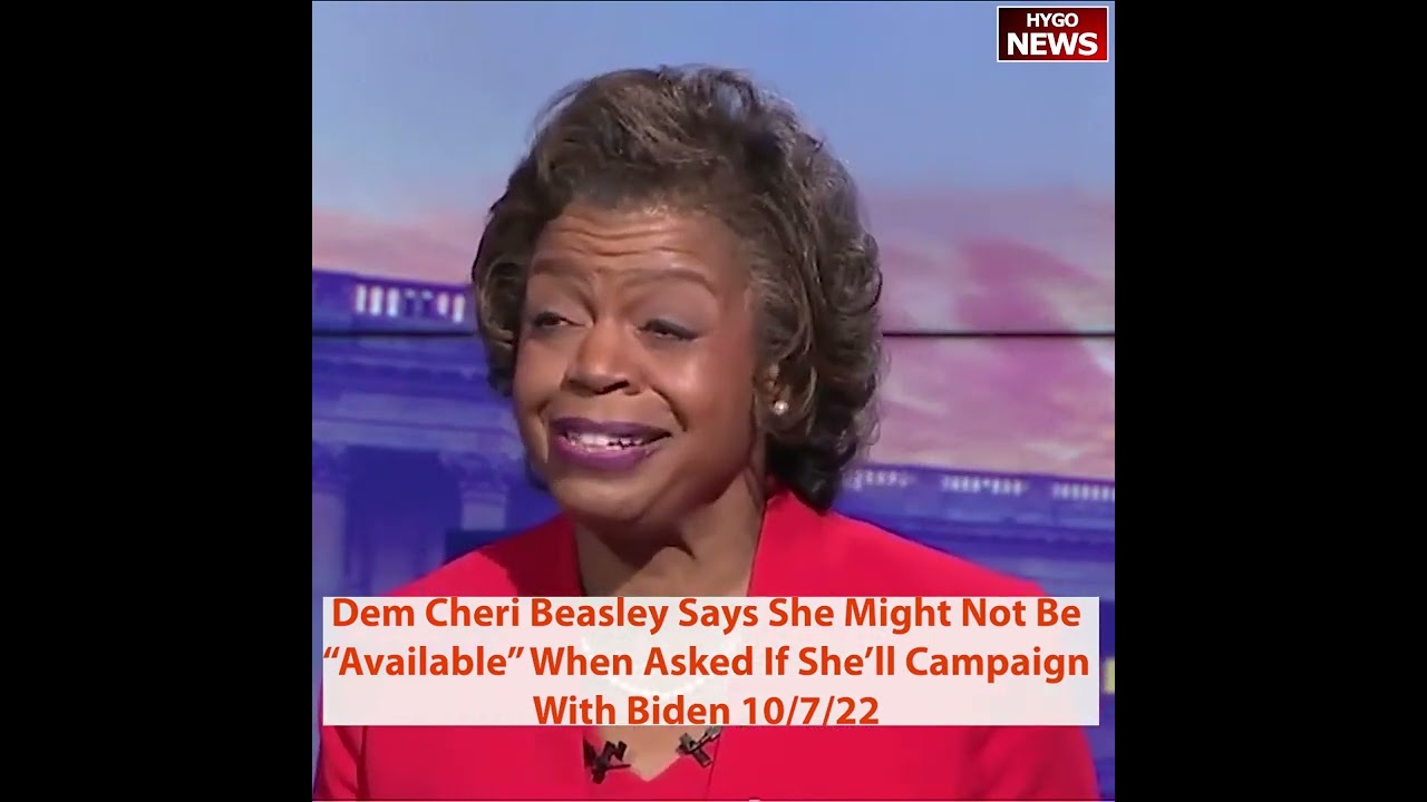 Dem: Cheri Beasley: Might Not Be “Available” When Asked If She’ll Campaign With Biden